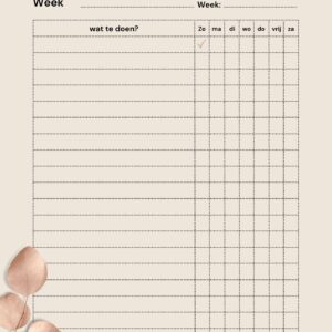 Mini-planner social media