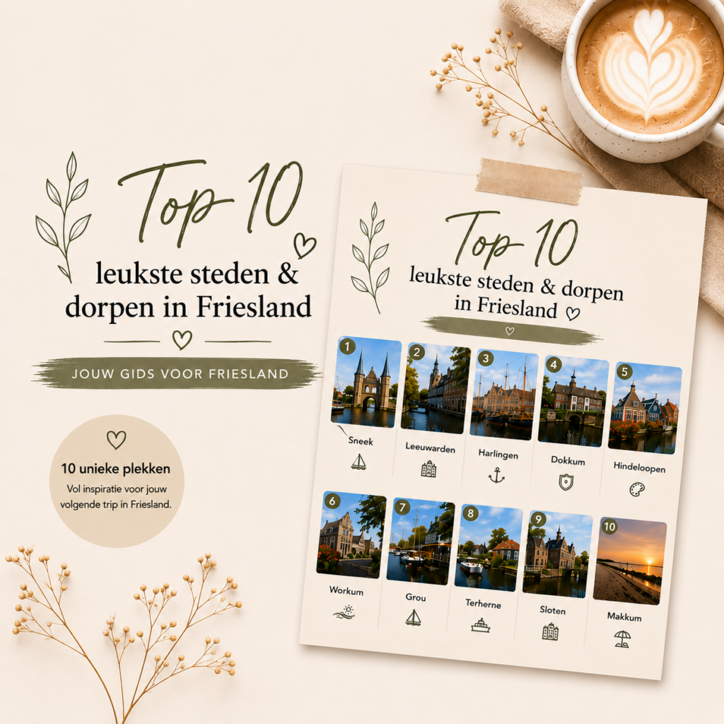 Top 10 Leukste steden en dorpen in Friesland